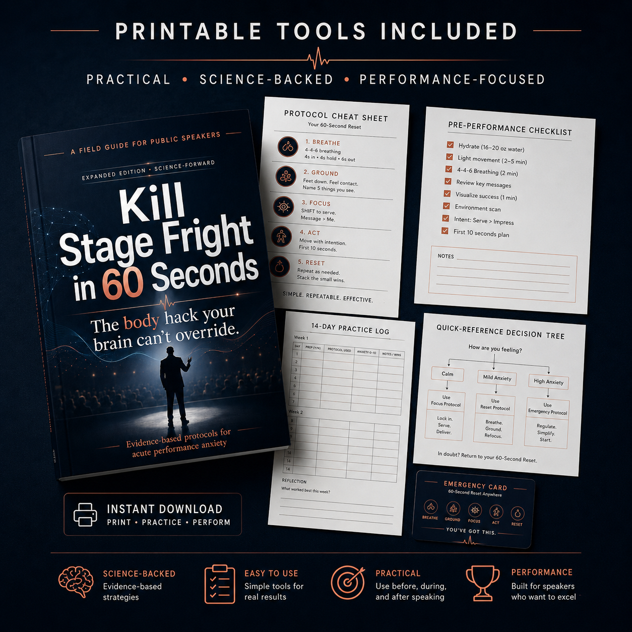 Kill Stage Fright in 60 Seconds — Expanded Edition